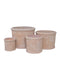 PTMD Tugra Natural Round Terracotta Pot With Border SV4