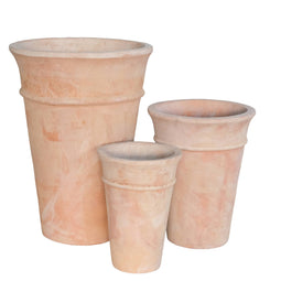 PTMD Eythan Natural Round Terracotta Pot High SV3