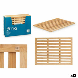 Badkleed Berilo BM632-6245 Natuurlijk Bamboe 62 x 2 x 45 cm (12 Stuks)