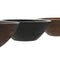 Saladekom Home ESPRIT Bruin Zwart Lichtbruin Mangohout 30 x 30 x 12 cm (3 Stuks)