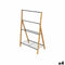 Losstaand handdoekenrek Kipit B7816 Zwart Metaal Bamboe 60 x 90 x 37 cm 4 Stuks