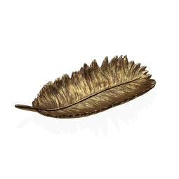 Middenstuk Versa Gouden Veer 12,8 x 4,2 x 27 cm