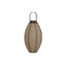Kaarshouder Home ESPRIT Natuurlijk Jute Bamboe 34 x 34 x 60 cm