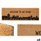 Deurmat GiftDecor My home Natuurlijk PVC Kokosvezel 120 x 1 x 40 cm (6 Stuks)