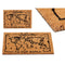 Deurmat GiftDecor World Afgedrukt PVC Kokosvezel 40 x 2 x 60 cm (10 Stuks)