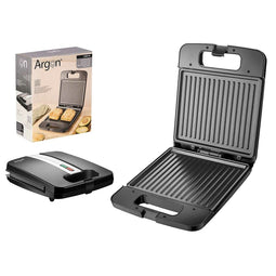 Tosti ijzer Grill Argon K-718-2 Zwart Staal 1400 W