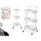 Keukentrolley Kinvara WR4338-TJ PRO Wit Metaal Polypropyleen 42 x 86 x 35,5 cm 3 Compartimenten