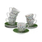 Set van Kopje met Schotel Versa Dotty Porselein