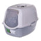 DIAMENTIQ BAYA white/light grey - kattenbak - 55,5 x 40 x 38,7 cm