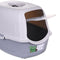 DIAMENTIQ BAYA white/light grey - kattenbak - 55,5 x 40 x 38,7 cm