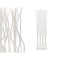 Kamerscherm GiftDecor MJ84091-B Wit Wilgenhout 50 x 182 x 13 cm 4 Boeketten
