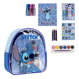 Kindertekening rugzak Stitch Blauw 22 x 23 x 7 cm