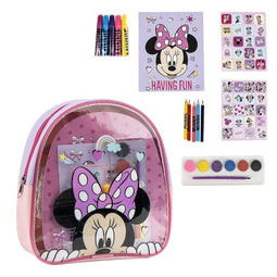 Kindertekening rugzak Minnie Mouse Blauw 22 x 23 x 7 cm
