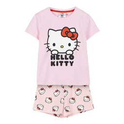 Zomerpyjama Hello Kitty Roze