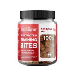 WIEJSKA ZAGRODA Monoprotein training bites Veal - traktatie voor hond - 150g