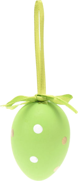 Nampook - Paasei 6 cm set van 6 stuks groen