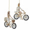 Kurt s adler - Ornament plastic meisje op fiets gd l10cm