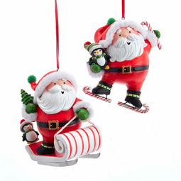 Kurt s adler - Ornament plastic kerstman l10cm