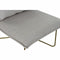Leunstoel DKD Home Decor 66 x 78 x 75 cm Beige Gouden Metaal