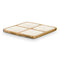 Dienblad met Vakjes GiftDecor MALI-991 W Wit 29,5 x 3 x 29,5 cm (6 Stuks)