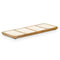 Dienblad met Vakjes GiftDecor MALI941 W Wit 46 x 3 x 17 cm (6 Stuks)