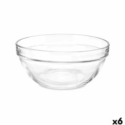 Mengschaal Vivalto 76760 Transparant Glas 14 x 6,5 x 14 cm 6 Stuks