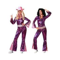 Kostuums voor Volwassenen Fuchsia Disco