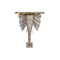 Console DKD Home Decor Olifant Wit Grijs Gouden Blik Mangohout 80 x 30 x 96 cm