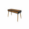 Console DKD Home Decor Zwart Natuurlijk Donkerbruin Donker grijs Metaal Spar 120 x 50 x 77 cm