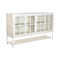Dientafel DKD Home Decor 170 x 45 x 100 cm Metaal Wit Mangohout