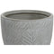 Plantenbakkenset Home ESPRIT Lichtgrijs Glasvezel Magnesium 44 x 44,5 x 43 cm (4 Stuks)
