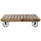 Hoofdtafel Home ESPRIT Zwart Natuurlijk Metaal Mangohout 130 x 80 x 32 cm