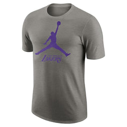 Heren-T-Shirt met Korte Mouwen Nike LAL M NK ES NBA JDN SS TEE FB9827 063 Grijs