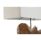 Bureaulamp Home ESPRIT Ijzer Teakhout 60 X 20 X 55 cm