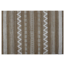 Tapijt Home ESPRIT Wit Bruin Boho 140 x 200 x 1 cm