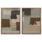 Schilderij Home ESPRIT Bruin Groen Abstract Modern 75 x 3 x 105 cm (2 Stuks)