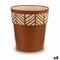 Zelfwaterende bloempot Stefanplast Orfeo Terra cotta Plastic 29 x 29 x 29 cm (6 Stuks)