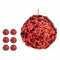 Set kerstballen Pailletten Rood Plastic 10 x 10 x 10 cm (8 Stuks)