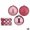 Set kerstballen Roze PVC Ø 12 cm (6 Stuks)