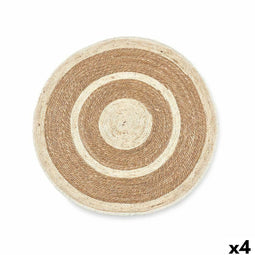 Tapijt GiftDecor 94282 Natuurlijk Esparto 100 x 2 x 100 cm (4 Stuks)
