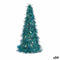 Decoratieve figuren Kerstboom Klatergoud Blauw Polypropyleen PET 24 x 46 x 24 cm (24 Stuks)