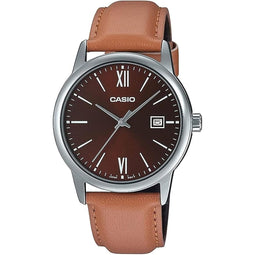 Horloge Heren Casio DATE, LEATHER - BRONZE (Ø 37 mm)