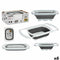 Strainer Kinvara CH43223-4 Wit Grijs Polypropyleen TPR 60 x 26 x 12 cm 39,5 x 4,5 x 26 cm (6 Stuks)