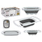 Strainer Kinvara CH43223-4 Wit Grijs Polypropyleen TPR 60 x 26 x 12 cm 39,5 x 4,5 x 26 cm (6 Stuks)