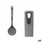 Schuimspaan Kinvara KT212043-8 PBT Zwart Grijs TPR PBT 10 x 35 x 2 cm (12 Stuks)