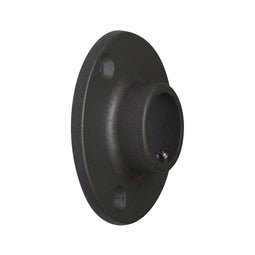 Steun voor stang in kast Stor Planet Zwart Ø 1,9 cm Gesatineerd (2 Stuks)