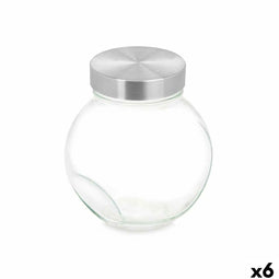 Koekblik Vivalto CW-74-5/TH6 Transparant Glas 700 ml 11,5 x 12 x 8 cm (6 Stuks)