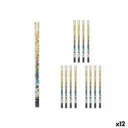 Confettikanon NAVI-AR-483 Multicolour Papier Karton Plastic 5 x 98,5 x 5 cm (12 Stuks)