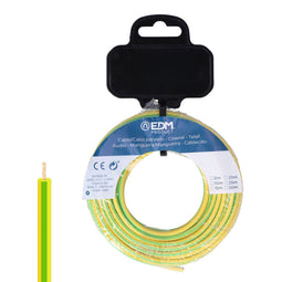 Single-line elektrische kabel EDM 28585 Tweekleurig 20 m h07z1-k