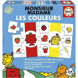 Educatief Spel Educa Mr. Men and Women